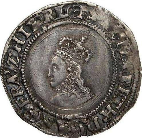 Obverse Fourpence (Groat) no date (1559-1660) "First issue" Small portrait - Silver Coin Value - United Kingdom, Elizabeth I