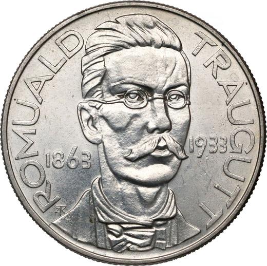 Reverse 10 Zlotych 1933 ZTK "Romuald Traugutt" - Silver Coin Value - Poland, II Republic