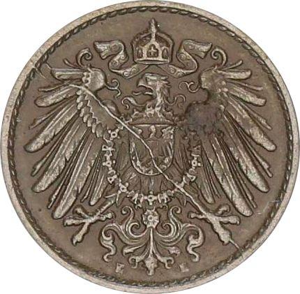 Reverso 5 Pfennige 1918 E "Tipo 1915-1922" - valor de la moneda - Alemania, Imperio alemán
