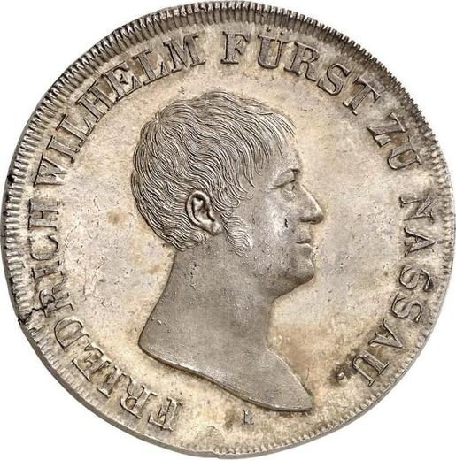 Reverse Thaler no date (1815) L "Visiting the mint in Ehrenbreitstein" - Silver Coin Value - Nassau, Frederick William