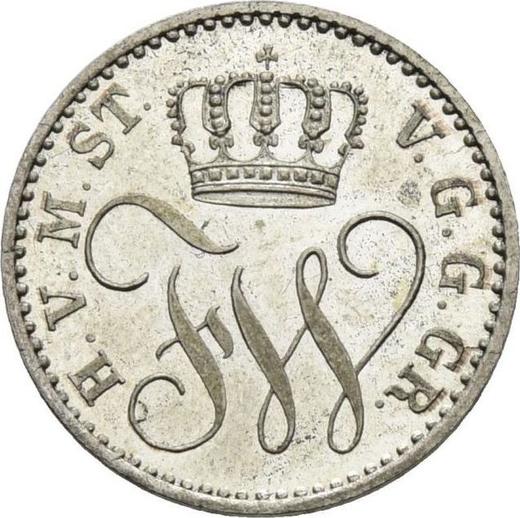 Obverse 1/48 Thaler 1862 A - Silver Coin Value - Mecklenburg-Strelitz, Frederick William