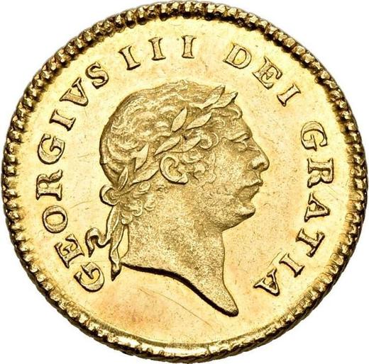 Obverse Third Guinea 1811 "Second laureate bust" - Gold Coin Value - United Kingdom, George III