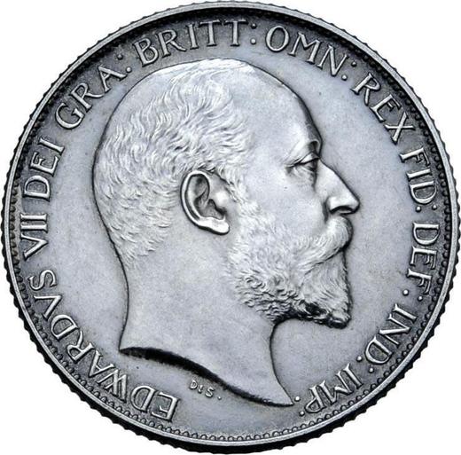 Anverso 6 peniques 1902 - valor de la moneda de plata - Gran Bretaña, Eduardo VII