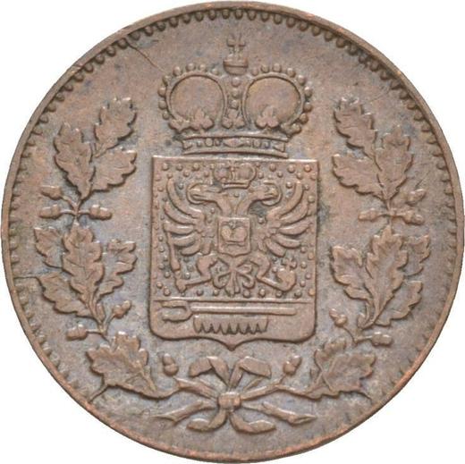 Avers 1/4 Kreuzer 1857 - Münze Wert - Schwarzburg-Rudolstadt, Friedrich Günther