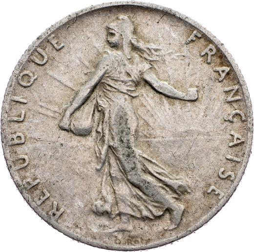 Obverse 50 Centimes 1918 "Sower" - Silver Coin Value - France, Third Republic
