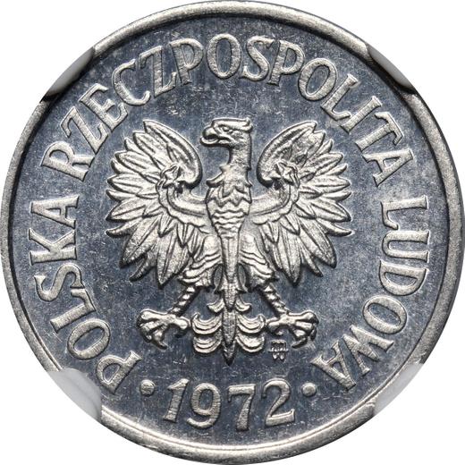 Аверс монеты - 10 грошей 1972 года MW - цена  монеты - Польша, Народная Республика