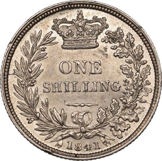 Reverse Shilling 1841 - Silver Coin Value - United Kingdom, Victoria