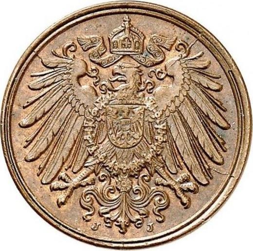 Reverse 1 Pfennig 1899 J "Type 1890-1916" - Coin Value - Germany, German Empire