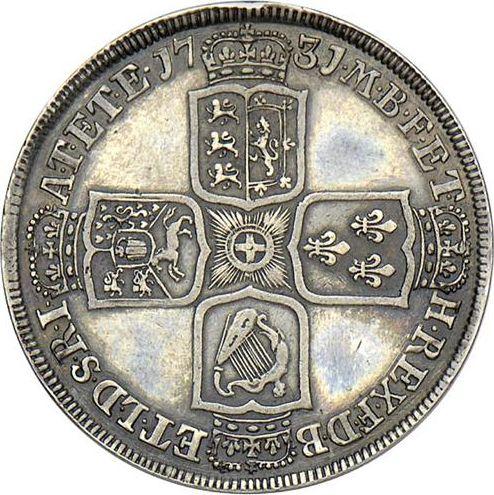 Reverse Pattern Halfcrown 1731 - Silver Coin Value - United Kingdom, George II