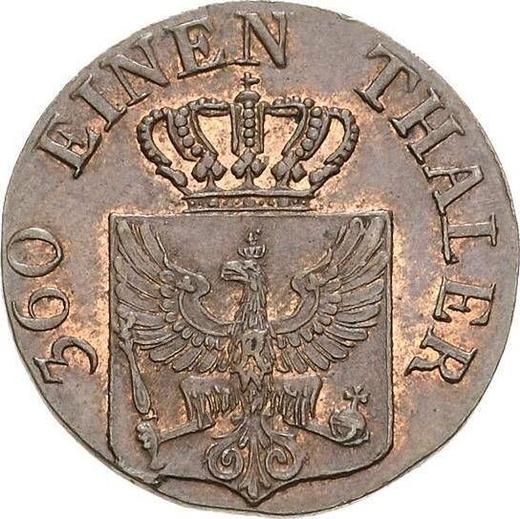 Obverse 1 Pfennig 1821 A - Coin Value - Prussia, Frederick William III