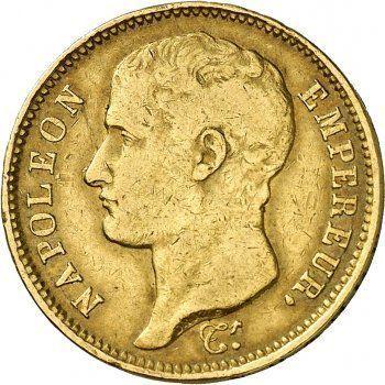 Obverse 40 Francs 1807 I "Type 1806-1807" - Gold Coin Value - France, Napoleon I