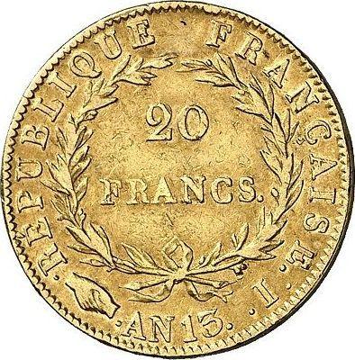 Reverse 20 Francs AN 13 (1804-1805) I - Gold Coin Value - France, Napoleon I