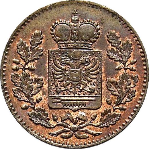 Avers 1/4 Kreuzer 1852 - Münze Wert - Schwarzburg-Rudolstadt, Friedrich Günther