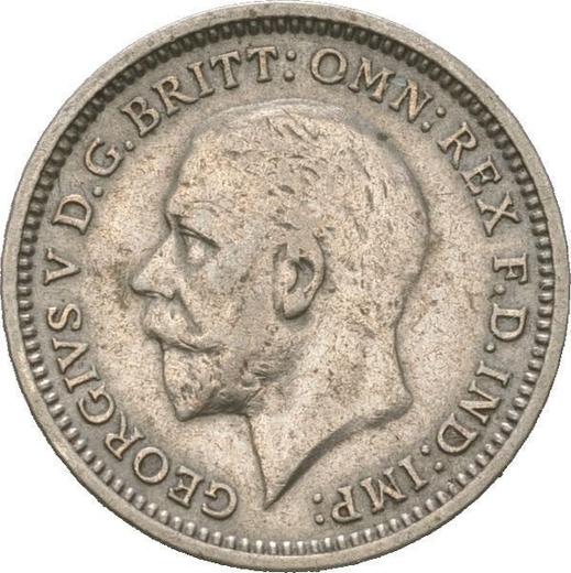 Obverse Threepence 1935 "Type 1927-1936" - Silver Coin Value - United Kingdom, George V