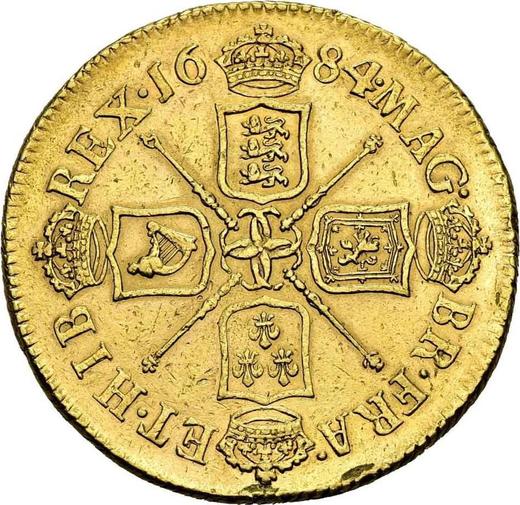 Reverse Two guinea 1684 "Second laureate bust" - Gold Coin Value - United Kingdom, Charles II