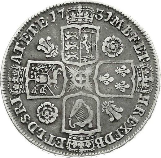 Reverse Halfcrown 1731 "Young Head" - Silver Coin Value - United Kingdom, George II