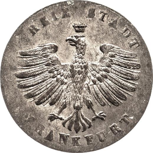 Obverse Kreuzer 1852 - Silver Coin Value - Frankfurt am Main, Free City
