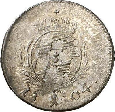 Реверс монеты - 1 крейцер 1804 года "Тип 1799-1804" - цена серебряной монеты - Бавария, Максимилиан I