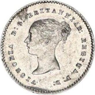 Obverse Twopence 1863 - Silver Coin Value - United Kingdom, Victoria