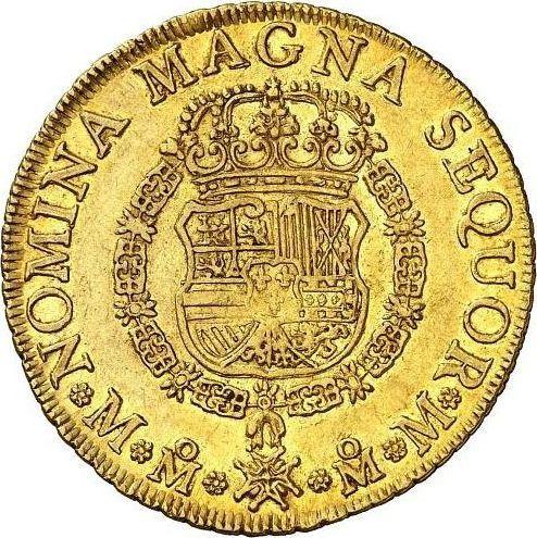 Reverse 8 Escudos 1755 Mo MM - Gold Coin Value - Mexico, Ferdinand VI