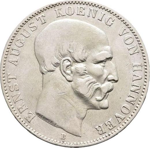 Obverse Thaler 1849 B "Type 1848-1851" "HARZ-SEGEN" - Silver Coin Value - Hanover, Ernest Augustus