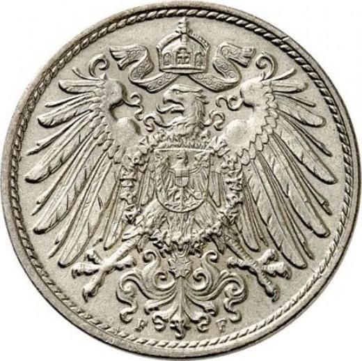 Reverse 10 Pfennig 1914 F "Type 1890-1916" - Coin Value - Germany, German Empire