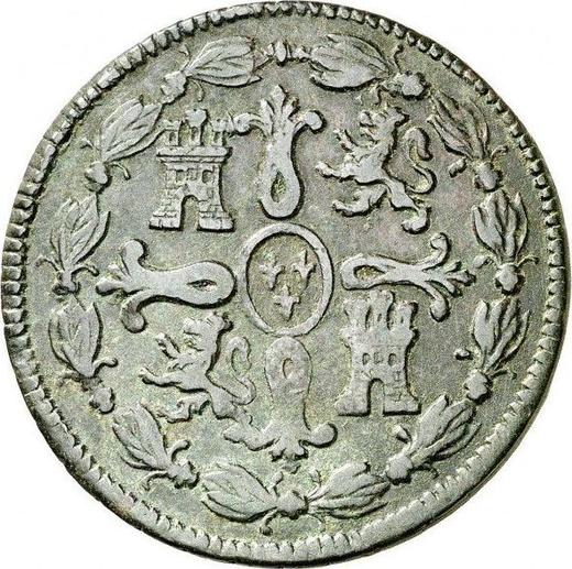 Reverse 8 Maravedís 1821 J "Type 1817-1821" - Coin Value - Spain, Ferdinand VII