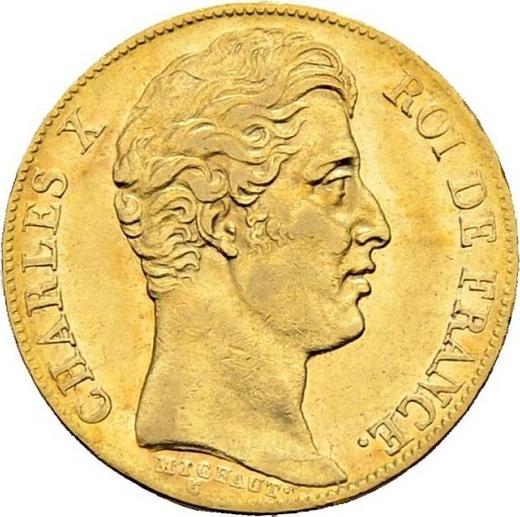 Obverse 20 Francs 1828 A "Type 1825-1830" - Gold Coin Value - France, Charles X