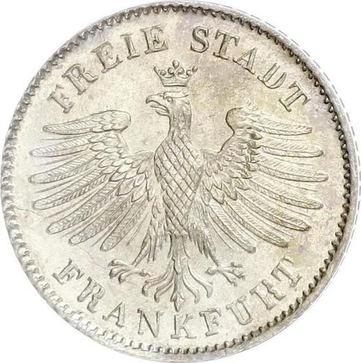 Obverse 6 Kreuzer 1845 - Silver Coin Value - Frankfurt am Main, Free City