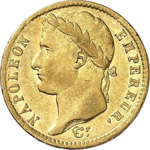 Obverse 20 Francs 1810 H "Type 1809-1815" - Gold Coin Value - France, Napoleon I