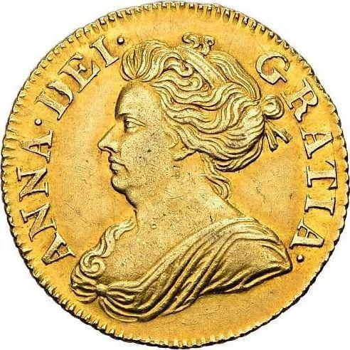 Obverse Half Guinea 1714 "Post Union" - Gold Coin Value - United Kingdom, Anne