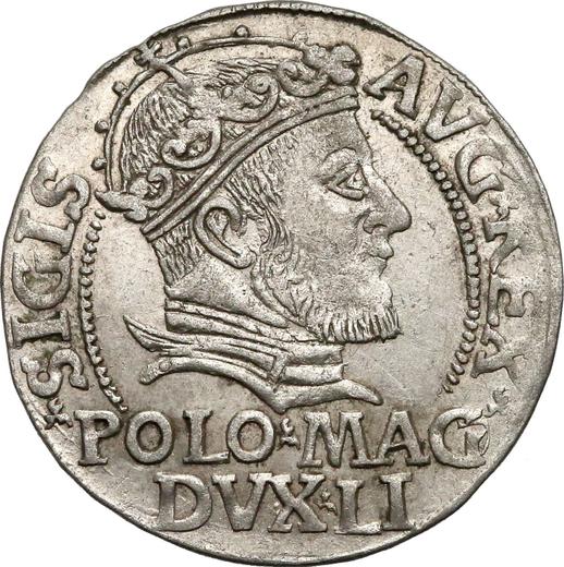 Obverse 1 Grosz 1546 "Lithuania" - Silver Coin Value - Poland, Sigismund II Augustus
