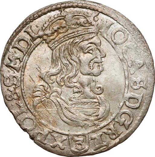 Obverse 3 Groszy (Trojak) 1662 AT - Silver Coin Value - Poland, John II Casimir