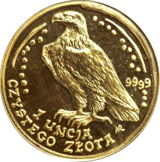 Reverse 500 Zlotych 1999 MW NR "White-tailed eagle" - Gold Coin Value - Poland, III Republic after denomination