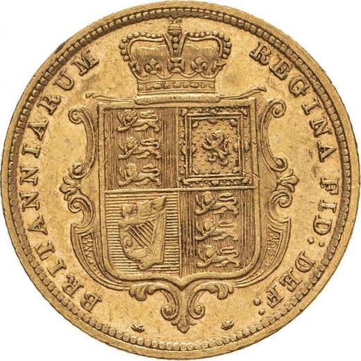 Revers 1/2 Sovereign 1880 Keine Nummer - Goldmünze Wert - Großbritannien, Victoria