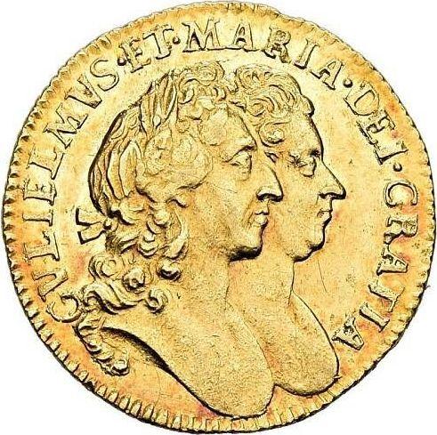 Obverse Half Guinea 1694 "Second busts" - Gold Coin Value - United Kingdom, William III and Mary II