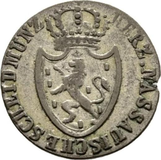 Obverse 3 Kreuzer 1816 - Silver Coin Value - Nassau, Frederick Augustus