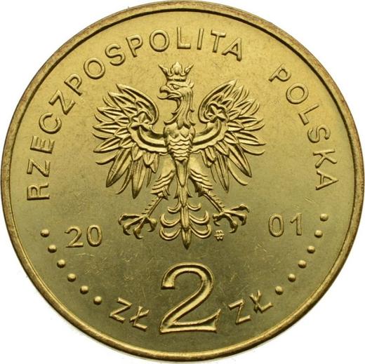 Obverse 2 Zlote 2001 MW RK "XII Henry Wieniawski International Violin Competition" -  Coin Value - Poland, III Republic after denomination