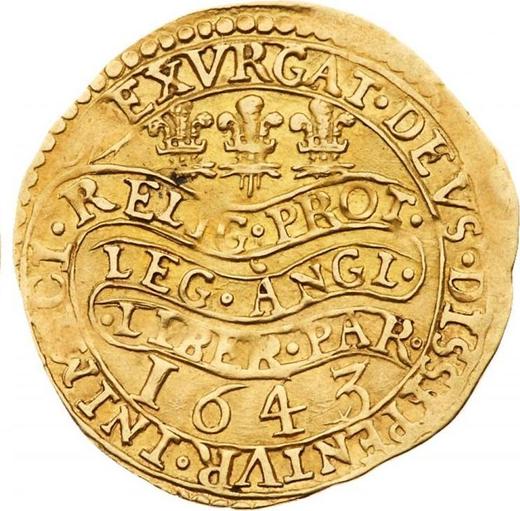 Reverse 1/2 Unite (Half Unite) 1643 - Gold Coin Value - United Kingdom, Charles I