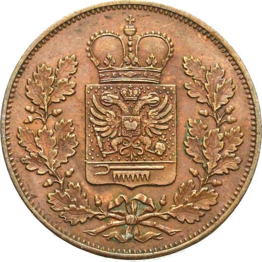 Awers monety - 1 krajcar 1864 - cena  monety - Schwarzburg-Rudolstadt, Fryderyk Günther