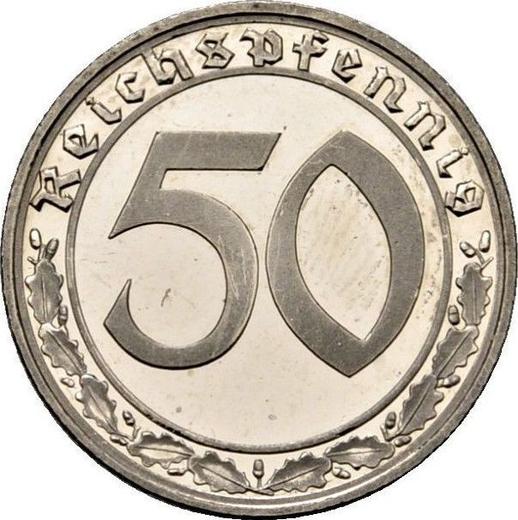 Obverse 50 Reichspfennig 1938 F "Type 1938-1939" -  Coin Value - Germany, Third Reich