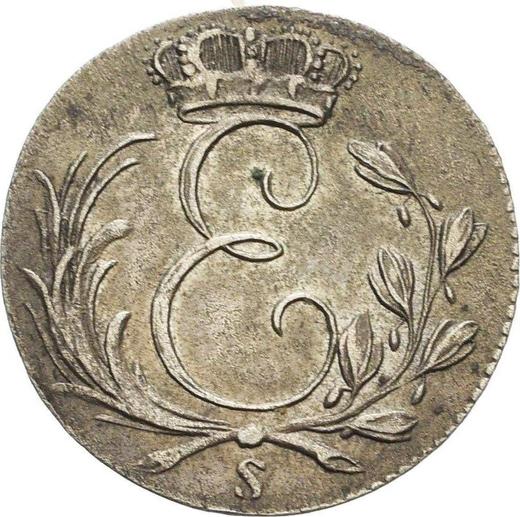 Anverso 3 kreuzers 1823 S H.S.C.S. - valor de la moneda de plata - Sajonia-Coburgo-Saalfeld, Ernesto I