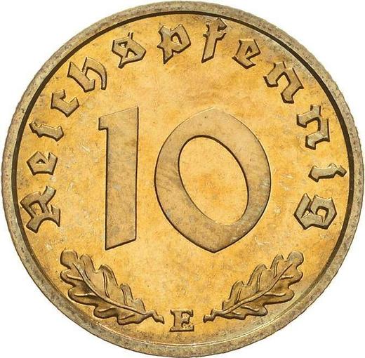 Obverse 10 Reichspfennig 1936 E "Type 1936-1939" -  Coin Value - Germany, Third Reich