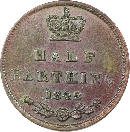 Reverse Half Farthing 1842 -  Coin Value - United Kingdom, Victoria