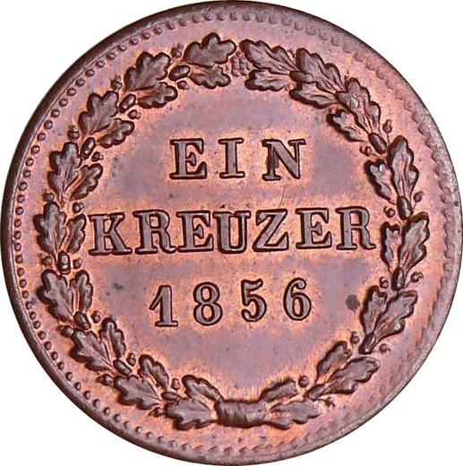Reverse Kreuzer 1856 -  Coin Value - Nassau, Adolphe