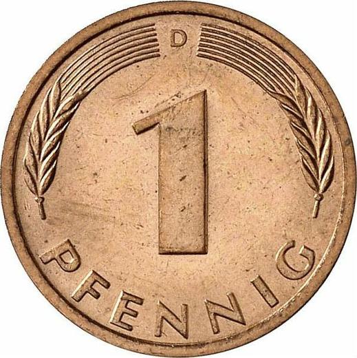 Obverse 1 Pfennig 1983 D -  Coin Value - Germany, FRG