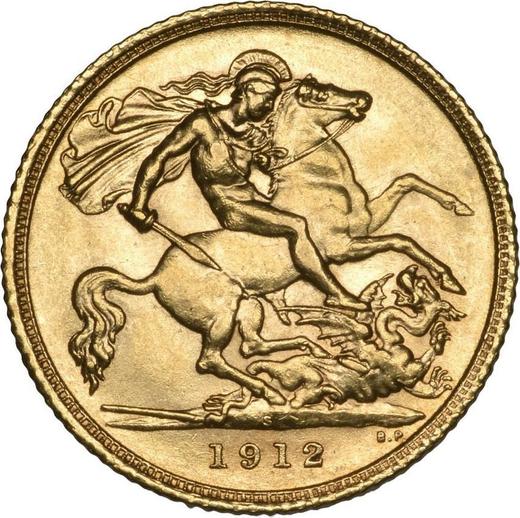 Reverse Half Sovereign 1912 S - Gold Coin Value - Australia, George V