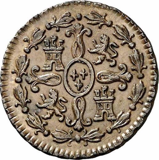 Reverse 2 Maravedís 1777 - Coin Value - Spain, Charles III