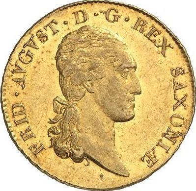 Obverse 5 Thaler 1813 S.G.H. - Gold Coin Value - Saxony-Albertine, Frederick Augustus I