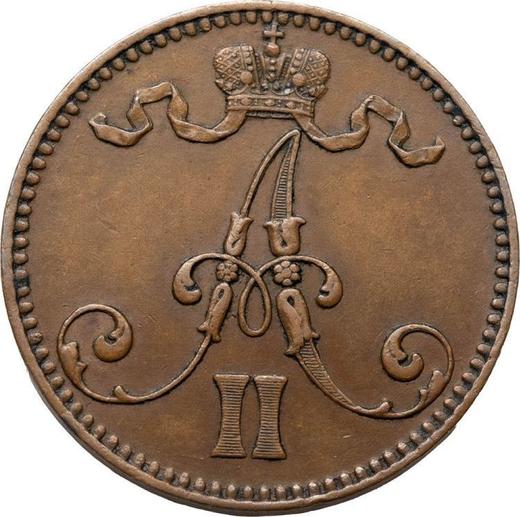 Obverse 5 Pennia 1865 -  Coin Value - Finland, Grand Duchy